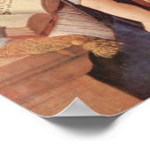 Botticelli-Madonna leert het kind Jezus Poster (Hoek)