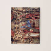 Botticelli - Madonna troon van engelen en heiligen Legpuzzel (Verticaal)