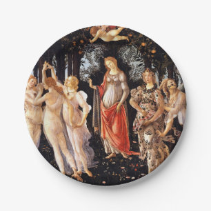 BOTTICELLI - Primavera 1482 Papieren Bordje