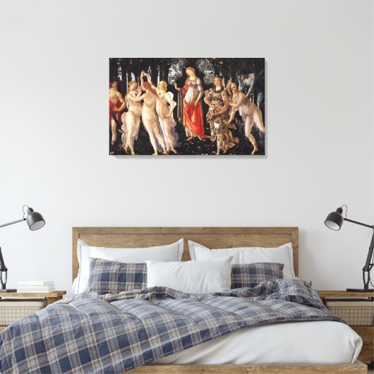Botticelli Primavera Canvas Afdruk (Insitu (Slaapkamer))