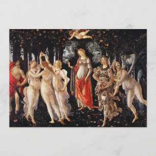 Botticelli Primavera Kaart