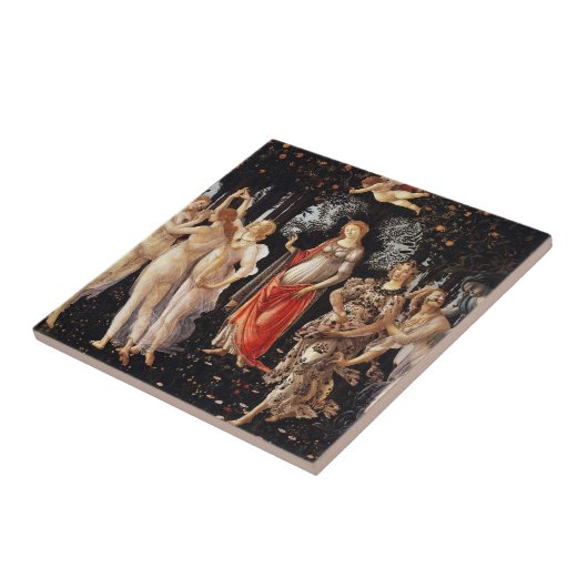 Botticelli Primavera Tile Tegeltje (Zijkant)