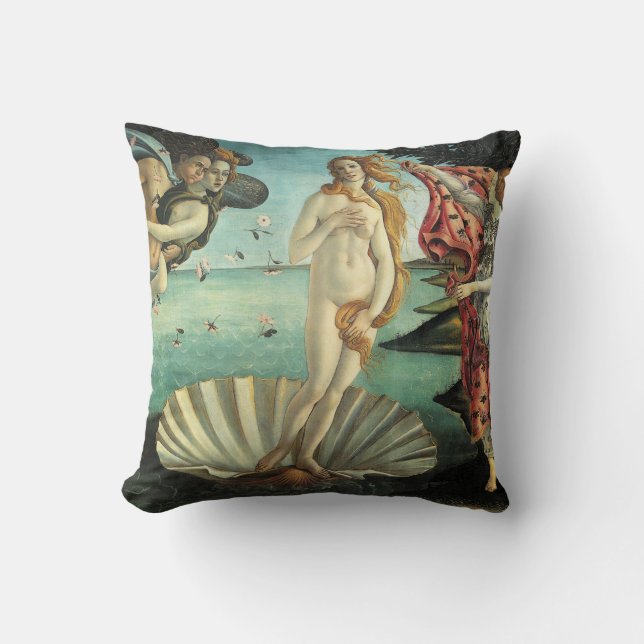 Botticelli Renaissance Painting Kussen (Voorkant)