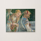 Botticelli - Sistine Chapel - De jeugd van Moses p Legpuzzel (Horizontaal)