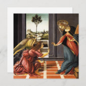 Botticelli-uitnodiging Kaart (Voorkant / Achterkant)