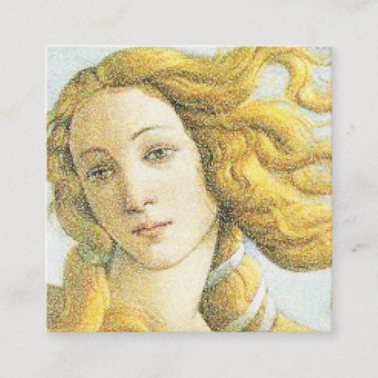 Botticelli Venus Contactkaartje (Voorkant)