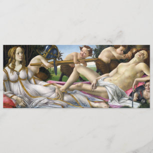 Botticelli Venus en Mars-uitnodigingen Kaart