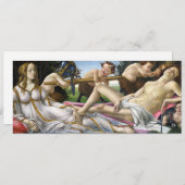 Botticelli Vénus et invitations de Mars (Devant / Derrière)