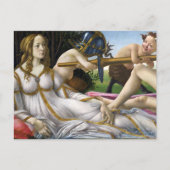 Botticelli Venus et Mars Carte postale (Devant)