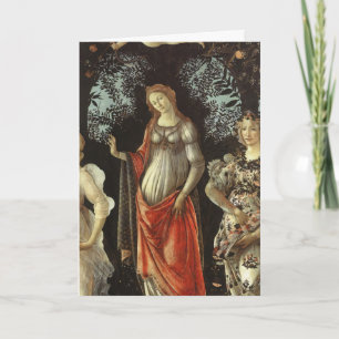 Botticelli Venus Godin van de Liefde Renaissance Feestdagen Kaart