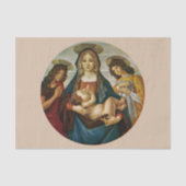Botticelli's Madonna en Child Tissuepapier (Voorkant)