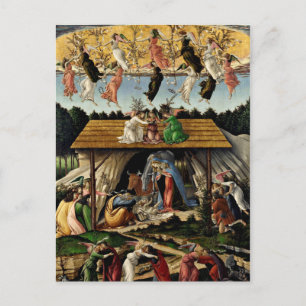 Botticelli's Mystieke Geboorte Feestdagenkaart