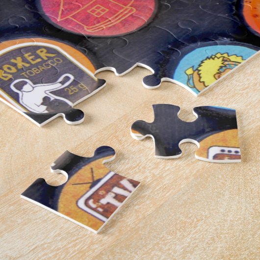 Bottle Beer Petten van Afrika. Legpuzzel (Zijkant)