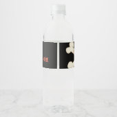 BOTTLE ÉTIQUETTE "crânes" (Dos)