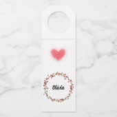 Bottle Hanger Labels - Olivia (Voorkant)