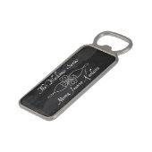 Bottle Open uit de Blackness-reeks Magnetische Flessenopener (Gekanteld)