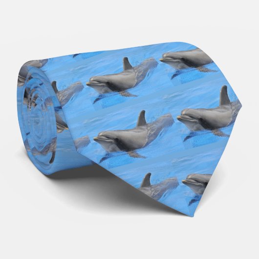 Bottlenosdolfijn Stropdas (Opgerold)