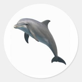 Bottlenose Bliss Ronde Sticker