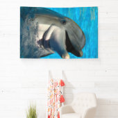 Bottlenose dolfijn hoofd Banner (Insitu)