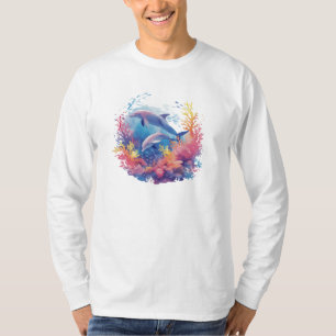 Bottlenose Dolfijn Lang T-shirt