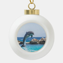 Bottlenose Dolphin Keramische Bal Ornament