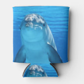 Bottlenose Dolphin kijkt naar de camera onder wate Blikjeskoeler (Voorkant)