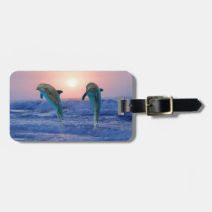 Bottlenose Dolphin op Sunrise Bagagelabel