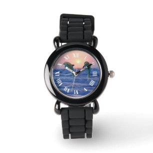 Bottlenose Dolphin op Sunrise Horloge