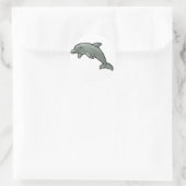Bottlenose Dolphin Ronde Sticker (Tas)