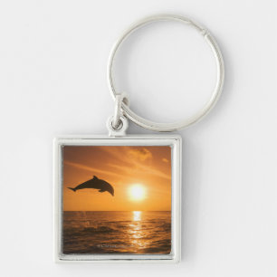 Bottlenose Dolphin springen Sleutelhanger