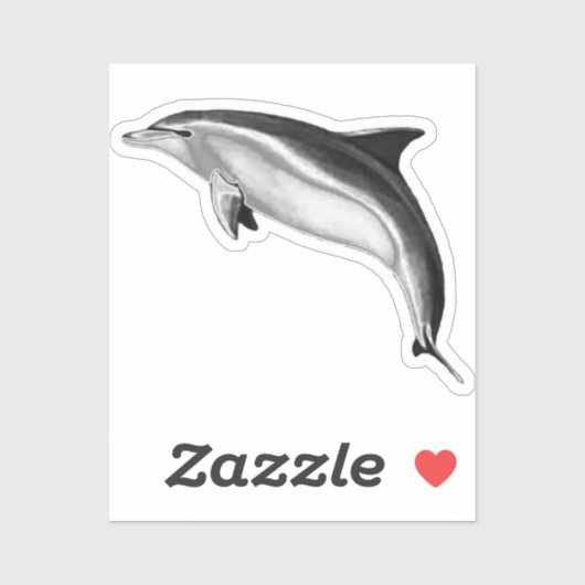 BOTTLENOSE DOLPHIN STICKER (Vel)