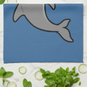 Bottlenose Dolphin Theedoek (Gevouwen)