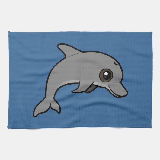 Bottlenose Dolphin Theedoek (Horizontaal)