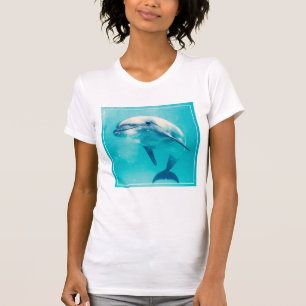 Bottlenosed dolfijn onderwater t-shirt