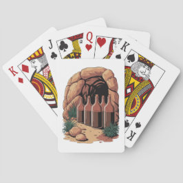 Bottles At A Cave Pokerkaarten