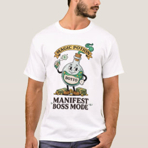 Botto Manifest Baas Modus Retro 1930s Cartoon Dran T-shirt