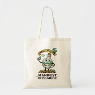 Botto Manifest Baas Modus Retro 1930s Cartoon Poti Tote Bag