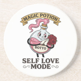 Botto Zelfliefde Modus Vintage Magische Drank A Zandsteen Onderzetter