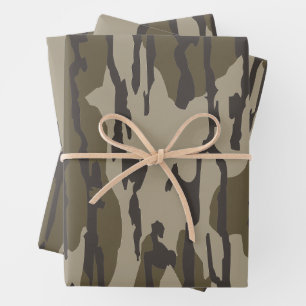 Bottom Land Camo Inpakpapier Vel