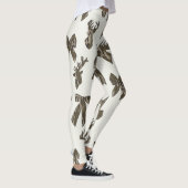 Bottom Lands Camo Coquette Bow for Women Deer Hunt Leggings (Rechts)