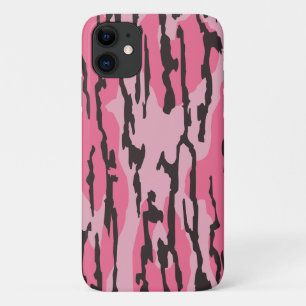 Bottom Lands Camo Roze voor Vrouwen en Meisjes iPhone 11 Hoesje