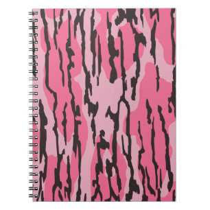 Bottom Lands Camo Roze voor Vrouwen en Meisjes Notitieboek