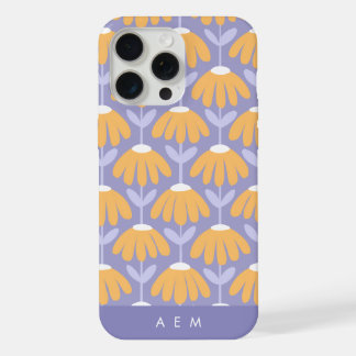 Bottom Monogram Initials Heather Vintage Floral