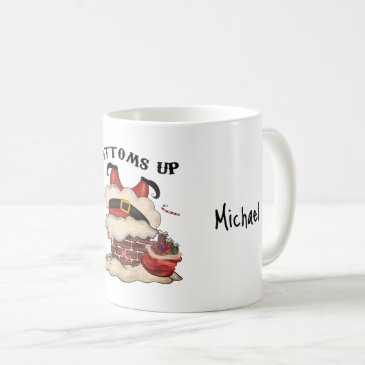Bottomie in Cute en Funny Festive Coffee Mok (Voorkant rechts)
