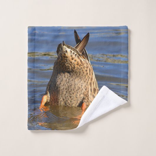 Bottomie in Duck Bad Handdoek (Wasdoekje)