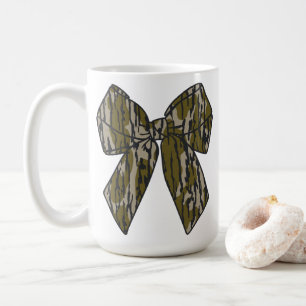Bottomland Camo Bow Camo Coquette Bow Jachtmeisje Koffiemok