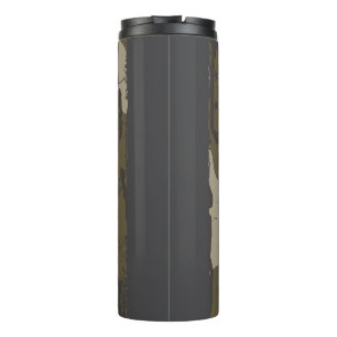 Bottomland Camo Duck Jagen op Amerikaanse vlag Thermosbeker