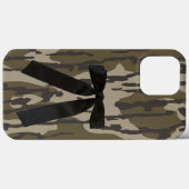 Bottomland Camo Schattige Black Bow Camo Case-Mate iPhone Case (Achterkant (horizontaal))