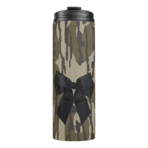 Bottomland Camo Schattigee strik lint voor vrouwen Thermosbeker