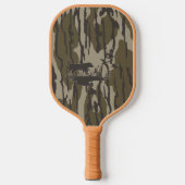 Bottomland Camo Skin Hond en Eenden Pickleball Paddle (Voorkant)